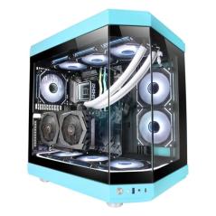 Mars Gaming Atx MC-3T Triple Cristal Azul