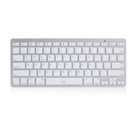 Ewent Teclado Bluetooth iOS/Android/Win Slim Plata