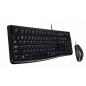 Logitech MK120 Teclado + Ratón óptico 1000dpi USB