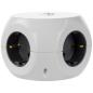 Ewent EW3939 REGLETA CUBO 3 TOMAS/3 USB BLANCO