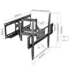 iggual SPTV03 Soporte TV 32-70" 45Kg pared Full