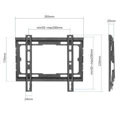 iggual SPTV04 Soporte TV 23-43" 45Kg pared Fijo