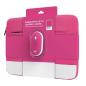 Celly Kit Sleeve Pantone + raton 15,6" Rosa