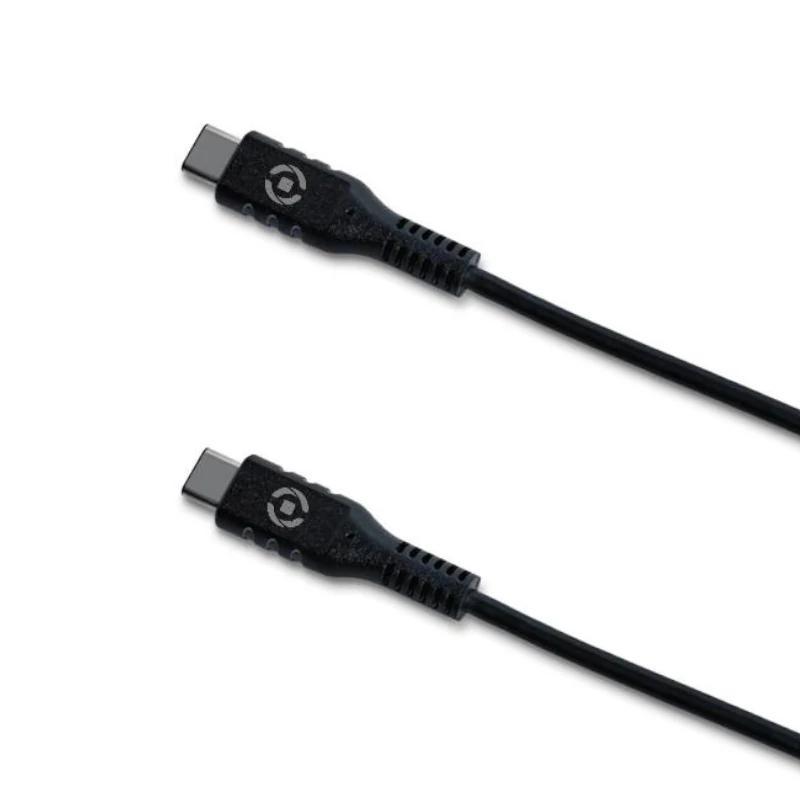 Celly Cable Usb-C - Usb-C 60W 1m Negro Celly Cable Usb-C - Usb-C 60W 1m Negro
