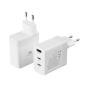 EWENT Cargador carga rapido 65w usb-c y usb-a