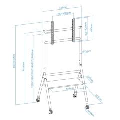 Tooq IDreams Soporte suelo pantallas 37"-86"