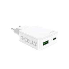 Celly Cargador 1 Usb-C 1 Usb- A 45w