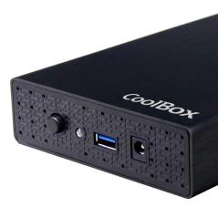 Coolbox Caja HDD 3.5" SCA-3533 USB3.0 Negra Alum