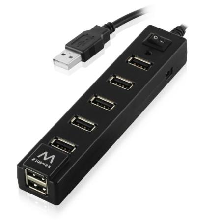 EWENT HUB 7 Ptos ON/OFF USB 2.0