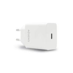 Aisens Cargador USB-C PD3.0 1xUSB-C 20W Blanco