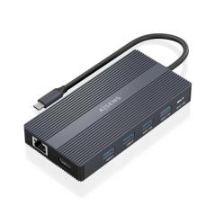 Aisens USB-C Dock 12 en 1 2xHDMI 1xDP RJ45 4xUSB