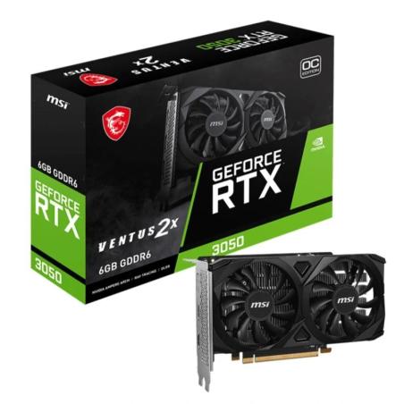 MSI VGA NVIDIA RTX 3050 VENTUS 2X E 6G OC DDR6