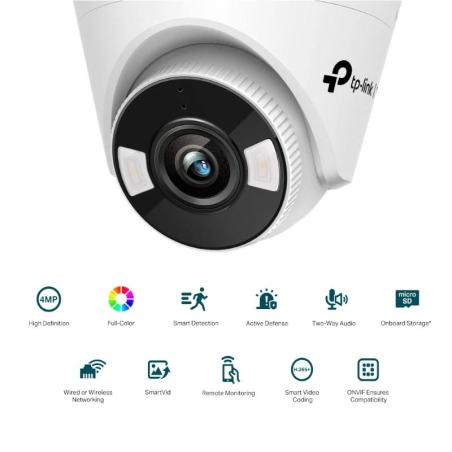 VIGI Cámara IP Turret C440-W 4MP Plástico FColor W