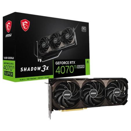 MSI VGA NVIDIA RTX 4070 Ti SUPER 16G SHADOW 3X OC