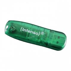 Intenso 3502460 Lápiz USB 2.0 Rainbow 8GB Verde