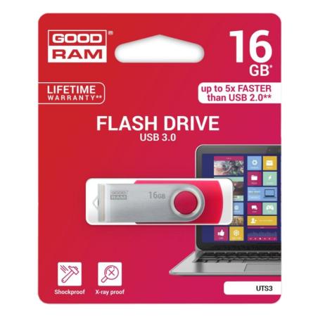 Goodram UTS3 Lápiz USB 16GB USB 3.0 Rojo