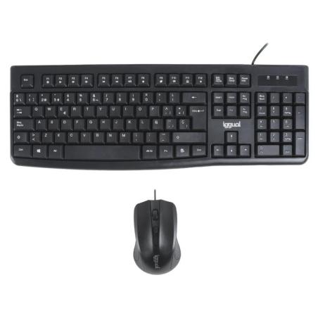 iggual Kit teclado y ratón CMK-BUSINESS2 negro