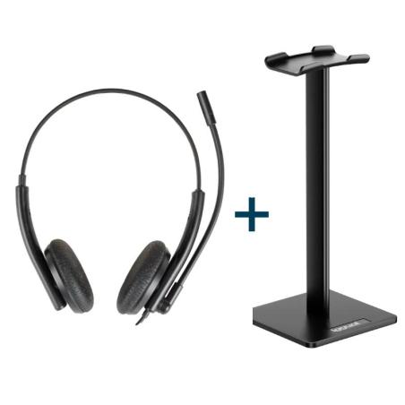 iggual Kit auriculares ENC3030 + soporte SA22