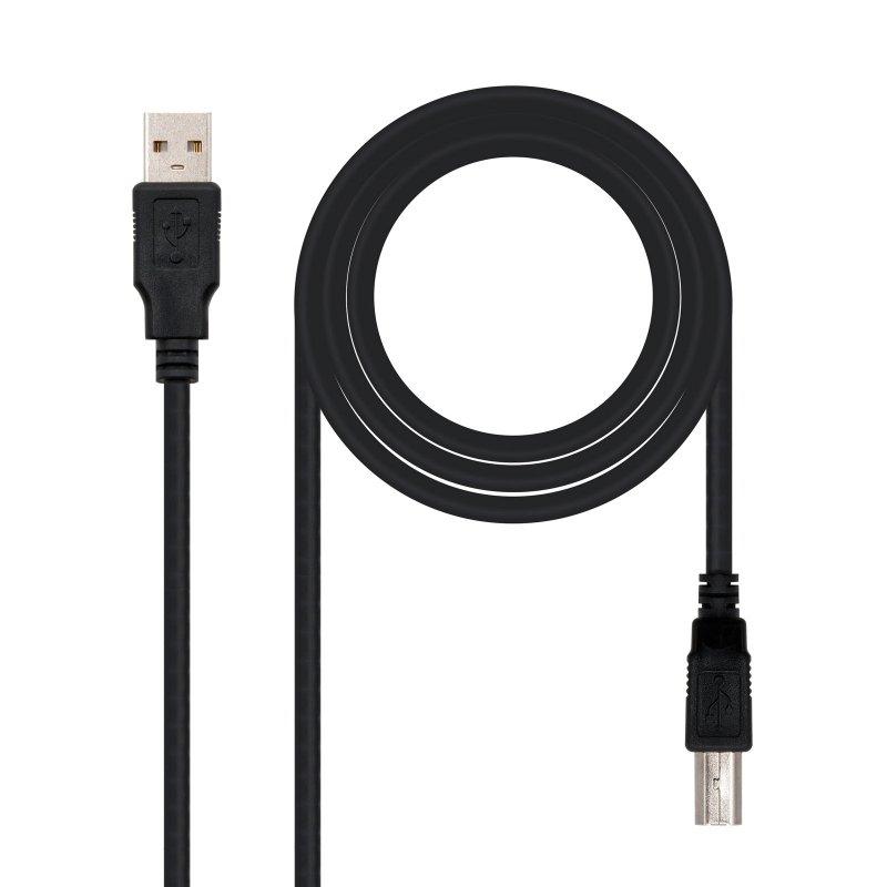 Nanocable Cable USB 2.0 Impresora Tipo A/M-B/M 1 M Nanocable Cable USB 2.0 Impresora Tipo A/M-B/M 1 M