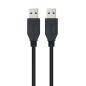 Nanocable Cable USB 3.0, tipo A/M-A/M, Negro, 1m