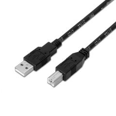 Aisens Cable USB 2.0 Tipo A/M-B/M 3.0m