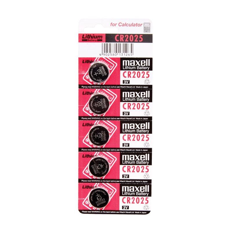 Maxell Pila Botón Litio CR2025 3V Blister*5 Maxell Pila Botón Litio CR2025 3V Blister*5