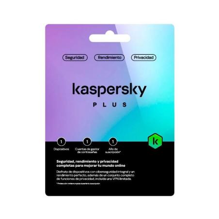 Kaspersky Plus 1L/1A+ regalo tarj.Monedero