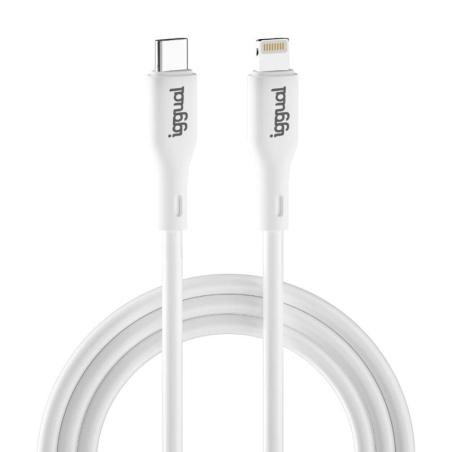 iggual cable USB-C/Lightning 100 cm blanco Q3.0 3A