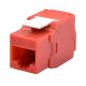 WP Keystone Cat. 6a UTP RJ45/Hembra Rojo WP Keystone Cat. 6a UTP RJ45/Hembra Rojo