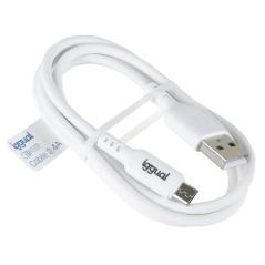 iggual cable USB-A/micro-USB 100 cm blanco