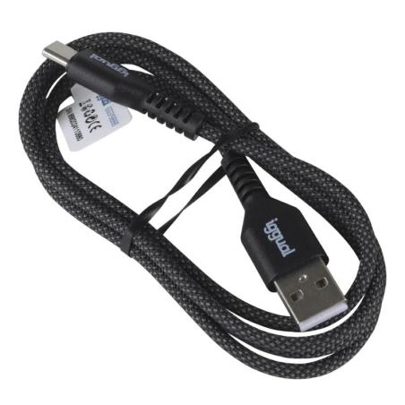 iggual Cable USB-A a tipo C 3A 100 cm trenzado