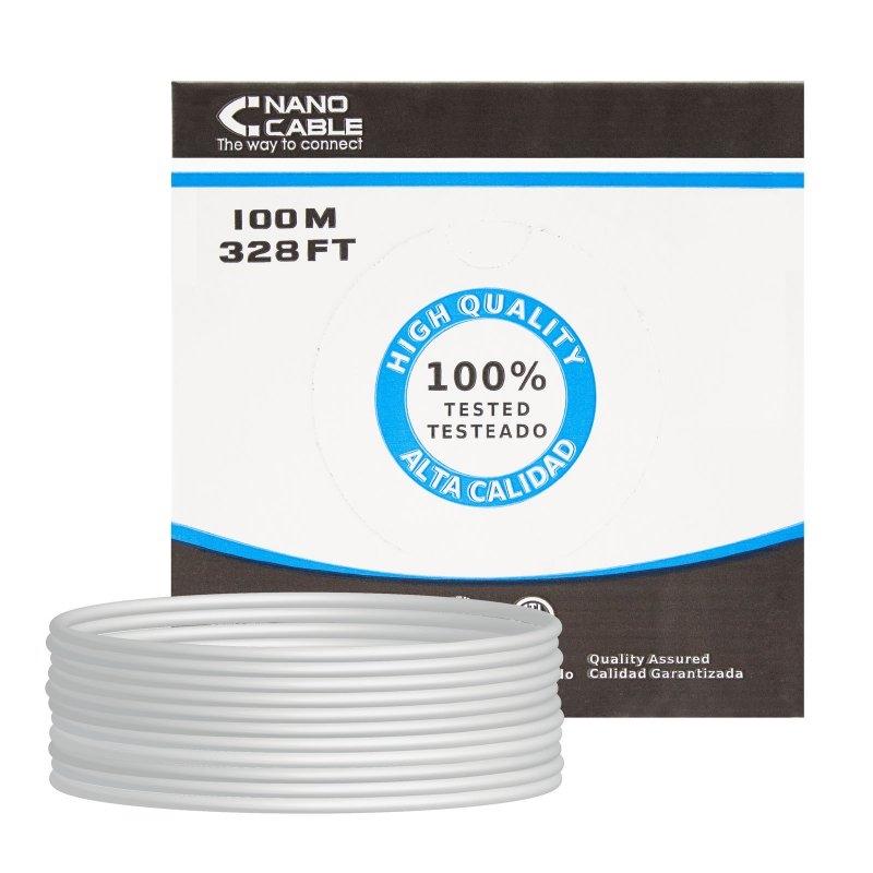 Nanocable Bobina Cable RJ45 CAT5 FTP Rigido 100M Nanocable Bobina Cable RJ45 CAT5 FTP Rigido 100M