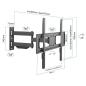 iggual SPTV13 Soporte TV pared Full 37-75" 50 kg