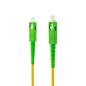 Nanocable Cable fibra SC/APC LSZH Amarillo 1m