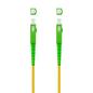 Nanocable Cable fibra SC/APC LSZH Amarillo 1m