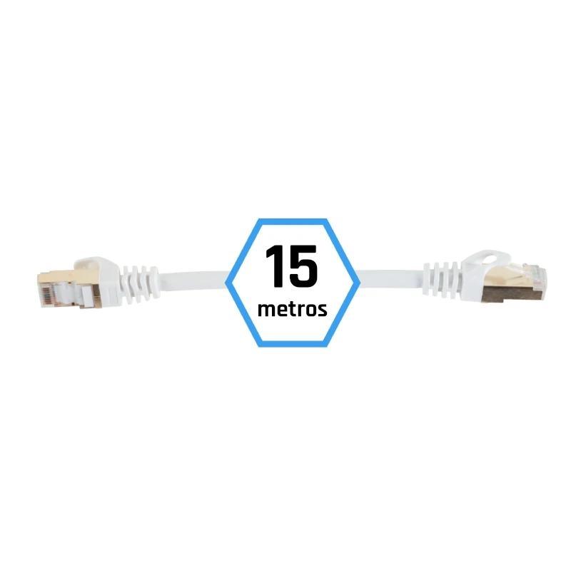 iggual Latiguillo CAT7 SFTP LSZH 15 metros blanco iggual Latiguillo CAT7 SFTP LSZH 15 metros blanco