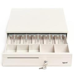 iggual Cajón portamonedas IRON-30W 42cm 5+5 blanco