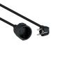 Nanocable Cable Alim. Alargador schuko negro 3 M Nanocable Cable Alim. Alargador schuko negro 3 M