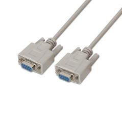 Aisens Cable Serie Null Modem DB9/H-DB9/H 1.8m