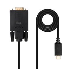 Nanocable Cable Conversor USB-C/M a VGA/M 1,8 M