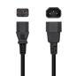 Aisens Cable alimentación C13/H-C14/M negro 1.5m