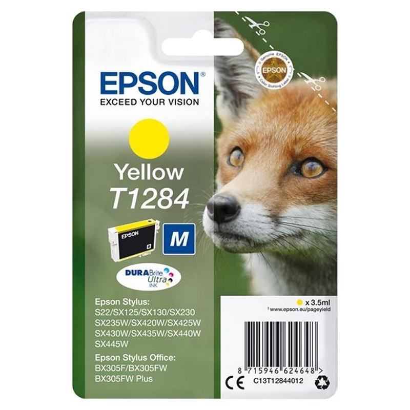 Epson Cartucho T1284 Amarillo Epson Cartucho T1284 Amarillo
