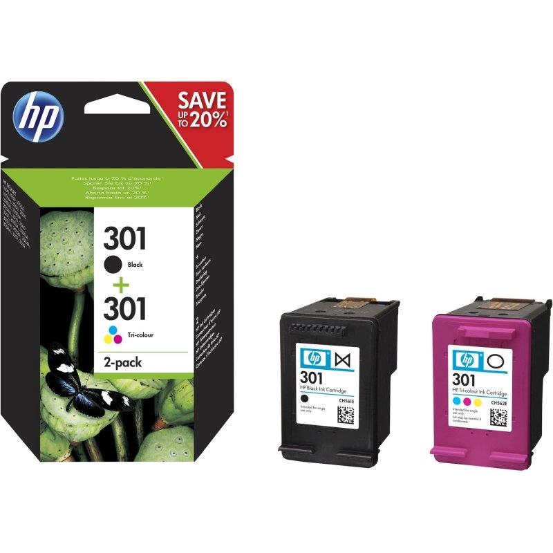 HP Cartucho Multipack 301 Negro+Color HP Cartucho Multipack 301 Negro+Color