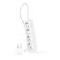 Nanocable Regleta de Enchufes 4 Tomas 1.4 m Blanco Nanocable Regleta de Enchufes 4 Tomas 1.4 m Blanco