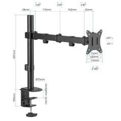 iggual SPM01 Soporte pinza mesa 1 monitor 17"-32"
