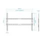 Tooq Soporte pared LP1080F-B pantallas 37"-80"