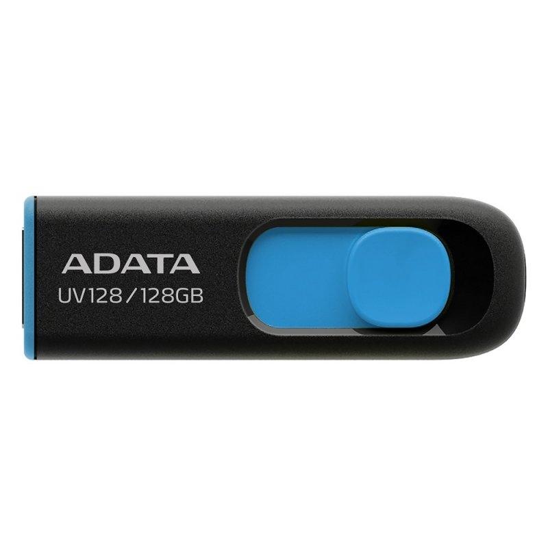 ADATA Lapiz Usb UV128 128GB USB 3.2 Negro/Azul ADATA Lapiz Usb UV128 128GB USB 3.2 Negro/Azul