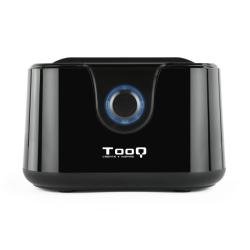 Tooq TQDS-802B Dock Station Doble Bahía HDD Negra