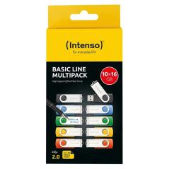 Intenso Basic Line Multipack Lápiz USB 2.0 4GB 10u