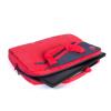 MONRAY Maletín Portátil 15,6" Bolsillo Ext. Rojo